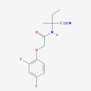 N-(1-cyano-1-methylpropyl)-2-(2,4-difluorophenoxy)acetamide