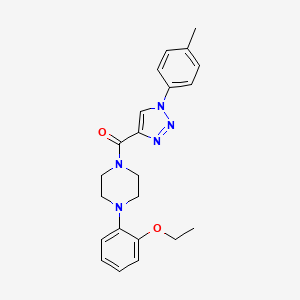 [4-(2-ethoxyphenyl)piperazin-1-yl][1-(4-methylphenyl)-1H-1,2,3-triazol-4-yl]methanone