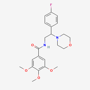N-(2-(4-fluorophenyl)-2-morpholinoethyl)-3,4,5-trimethoxybenzamide