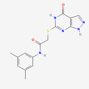 N-(3,5-dimethylphenyl)-2-((4-oxo-4,5-dihydro-1H-pyrazolo[3,4-d]pyrimidin-6-yl)thio)acetamide