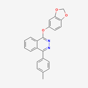 1-(Benzo[d][1,3]dioxol-5-yloxy)-4-(p-tolyl)phthalazine