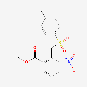 Methyl 2-{[(4-methylphenyl)sulfonyl]methyl}-3-nitrobenzenecarboxylate