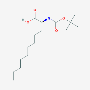 molecular formula C17H33NO4 B2802476 Boc-L-Me2Aund-OH CAS No. 2389078-64-0