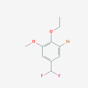 1-Bromo-5-(difluoromethyl)-2-ethoxy-3-methoxybenzene