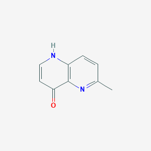 molecular formula C9H8N2O B2802529 6-Methyl-1,5-naphthyridin-4-ol CAS No. 23443-24-5