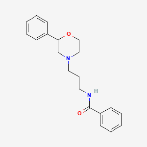 molecular formula C20H24N2O2 B2802537 N-(3-(2-phenylmorpholino)propyl)benzamide CAS No. 954047-11-1