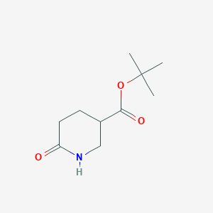molecular formula C10H17NO3 B2802681 Tert-butyl 6-oxopiperidine-3-carboxylate CAS No. 1552946-57-2