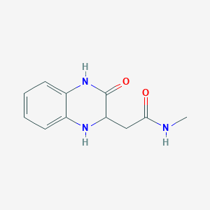 N-Methyl-2-(3-oxo-1,2,3,4-tetrahydro-quinoxalin-2-yl)-acetamide