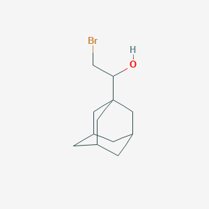 molecular formula C12H19BrO B2802915 1-(1-Adamantyl)-2-bromoethanol CAS No. 130187-87-0