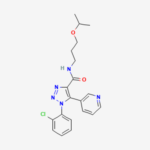 N-(2-cyclohex-1-en-1-ylethyl)-5-methyl-3-[(4-methylbenzoyl)amino]-1H-indole-2-carboxamide