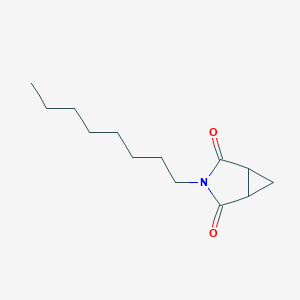 molecular formula C13H21NO2 B2803185 3-Octyl-3-azabicyclo[3.1.0]hexane-2,4-dione CAS No. 205118-50-9