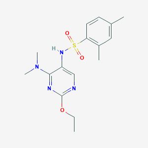 N-(4-(dimethylamino)-2-ethoxypyrimidin-5-yl)-2,4-dimethylbenzenesulfonamide