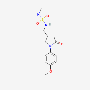 4-[(Dimethylsulfamoylamino)methyl]-1-(4-ethoxyphenyl)-2-oxopyrrolidine