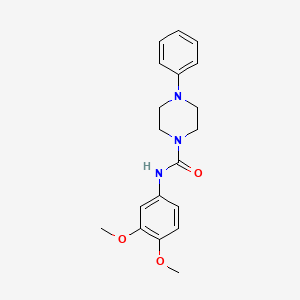 N-(3,4-dimethoxyphenyl)-4-phenylpiperazine-1-carboxamide