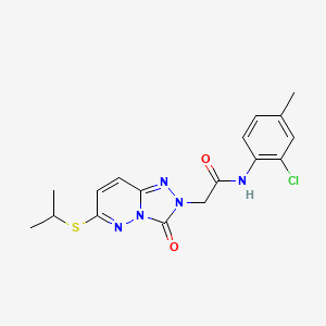 N-(2-chloro-4-methylphenyl)-2-[6-(isopropylthio)-3-oxo[1,2,4]triazolo[4,3-b]pyridazin-2(3H)-yl]acetamide