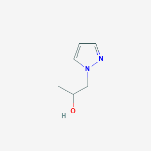 molecular formula C6H10N2O B2803258 1-(1H-pyrazol-1-yl)propan-2-ol CAS No. 75242-69-2