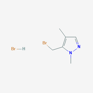B2803285 5-(Bromomethyl)-1,4-dimethylpyrazole;hydrobromide CAS No. 2243504-84-7