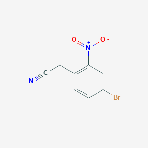 B2803313 2-(4-Bromo-2-nitrophenyl)acetonitrile CAS No. 105003-96-1