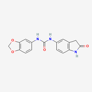 1-(Benzo[d][1,3]dioxol-5-yl)-3-(2-oxoindolin-5-yl)urea