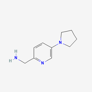 (5-Pyrrolidin-1-ylpyridin-2-yl)methanamine