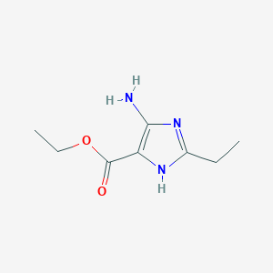 ethyl 4-amino-2-ethyl-1H-imidazole-5-carboxylate
