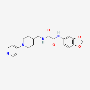 N1-(benzo[d][1,3]dioxol-5-yl)-N2-((1-(pyridin-4-yl)piperidin-4-yl)methyl)oxalamide