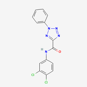N-(3,4-dichlorophenyl)-2-phenyl-2H-tetrazole-5-carboxamide