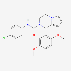 N-(4-chlorophenyl)-1-(2,5-dimethoxyphenyl)-3,4-dihydropyrrolo[1,2-a]pyrazine-2(1H)-carboxamide