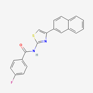 Benzamide, 4-fluoro-N-[4-(2-naphthyl)-2-thiazolyl]-