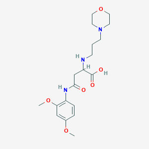4-((2,4-Dimethoxyphenyl)amino)-2-((3-morpholinopropyl)amino)-4-oxobutanoic acid