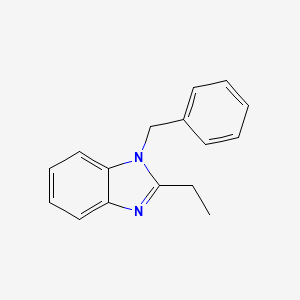 molecular formula C16H16N2 B2803522 1-Benzyl-2-ethylbenzimidazole CAS No. 23982-79-8