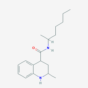 N-(heptan-2-yl)-2-methyl-1,2,3,4-tetrahydroquinoline-4-carboxamide