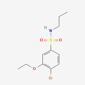 4-bromo-3-ethoxy-N-propylbenzenesulfonamide
