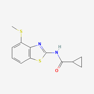 N-(4-(methylthio)benzo[d]thiazol-2-yl)cyclopropanecarboxamide