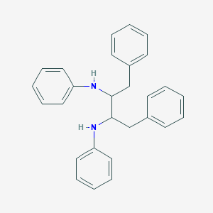 molecular formula C28H28N2 B2803589 N-[1,4-Diphenyl-3-(phenylamino)butan-2-yl]aniline CAS No. 126503-85-3