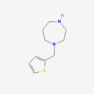 molecular formula C10H16N2S B2803720 1-(Thiophen-2-ylmethyl)-1,4-diazepane CAS No. 1016707-96-2