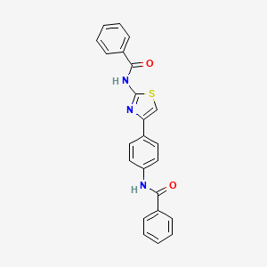 N-(4-(4-benzamidophenyl)thiazol-2-yl)benzamide