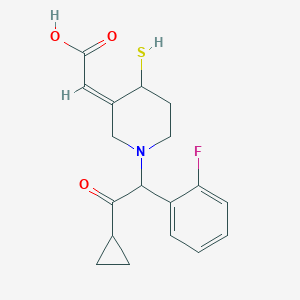 molecular formula C18H20FNO3S B028038 Prasugrel metabolite CAS No. 239466-74-1
