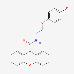 molecular formula C22H18FNO3 B2804081 N-[2-(4-fluorophenoxy)ethyl]-9H-xanthene-9-carboxamide CAS No. 1105228-63-4