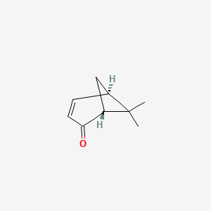 molecular formula C9H12O B2804160 (+)-Apoverbenone CAS No. 35408-03-8