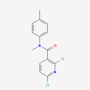 2,6-dichloro-N-methyl-N-(4-methylphenyl)pyridine-3-carboxamide