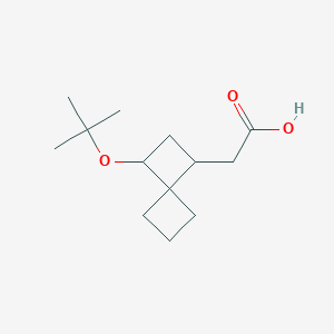 2-[3-(Tert-butoxy)spiro[3.3]heptan-1-yl]acetic acid