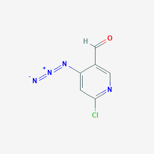 B2804177 4-Azido-6-chloropyridine-3-carbaldehyde CAS No. 2361635-65-4