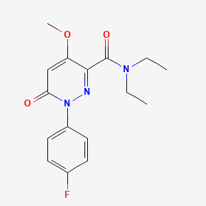 N,N-diethyl-1-(4-fluorophenyl)-4-methoxy-6-oxopyridazine-3-carboxamide