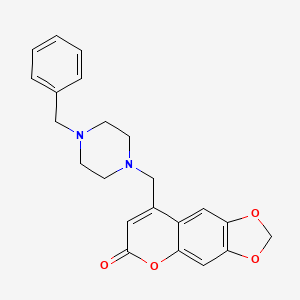 8-((4-benzylpiperazin-1-yl)methyl)-6H-[1,3]dioxolo[4,5-g]chromen-6-one