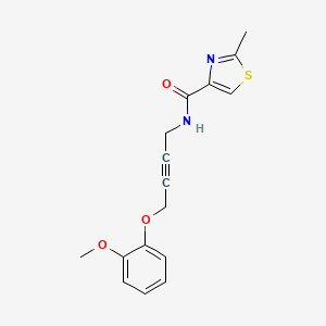 N-(4-(2-methoxyphenoxy)but-2-yn-1-yl)-2-methylthiazole-4-carboxamide