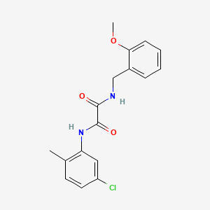 molecular formula C17H17ClN2O3 B2804219 N1-(5-chloro-2-methylphenyl)-N2-(2-methoxybenzyl)oxalamide CAS No. 899956-66-2