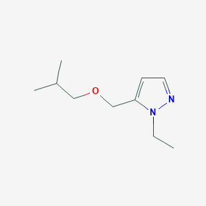 molecular formula C10H18N2O B2804397 1-ethyl-5-(isobutoxymethyl)-1H-pyrazole CAS No. 1856077-35-4