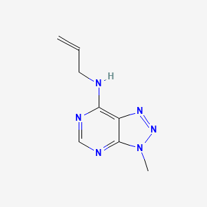 molecular formula C8H10N6 B2804510 N-allyl-3-methyl-3H-[1,2,3]triazolo[4,5-d]pyrimidin-7-amine CAS No. 896367-93-4