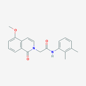 molecular formula C20H20N2O3 B2804555 N-(2,3-dimethylphenyl)-2-(5-methoxy-1-oxo-1,2-dihydroisoquinolin-2-yl)acetamide CAS No. 868223-34-1